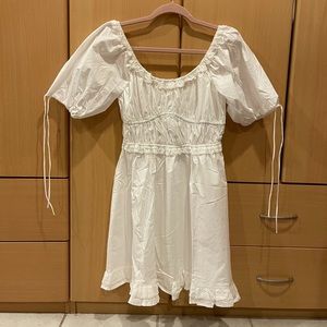 Cottagecore White Dress